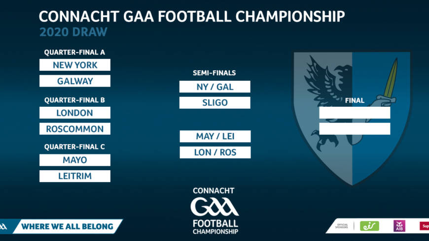 Connacht SFC Draw 2020 Made